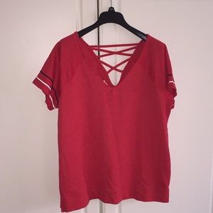 Short sleeve sweatshirt